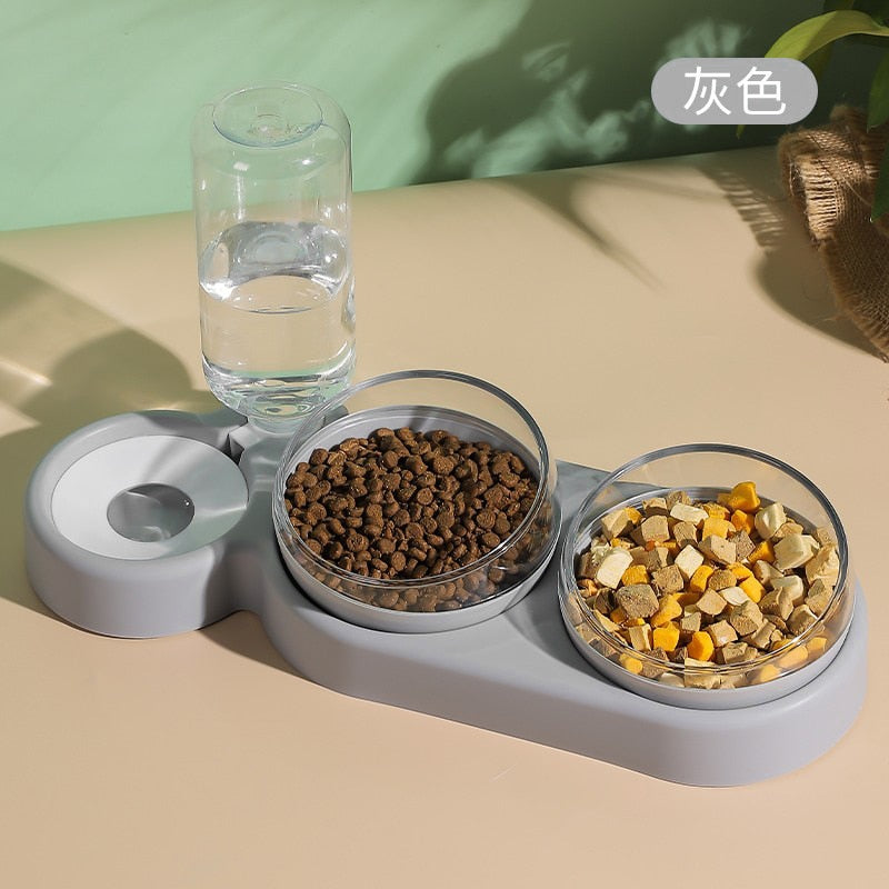 3-in-1 Huisdiervoeder- en Waterdispenserstandaard
